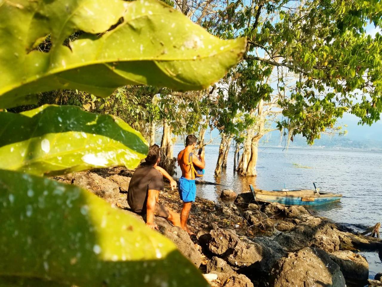 Hostal Azul Del Lago Agua Azul Extérieur photo