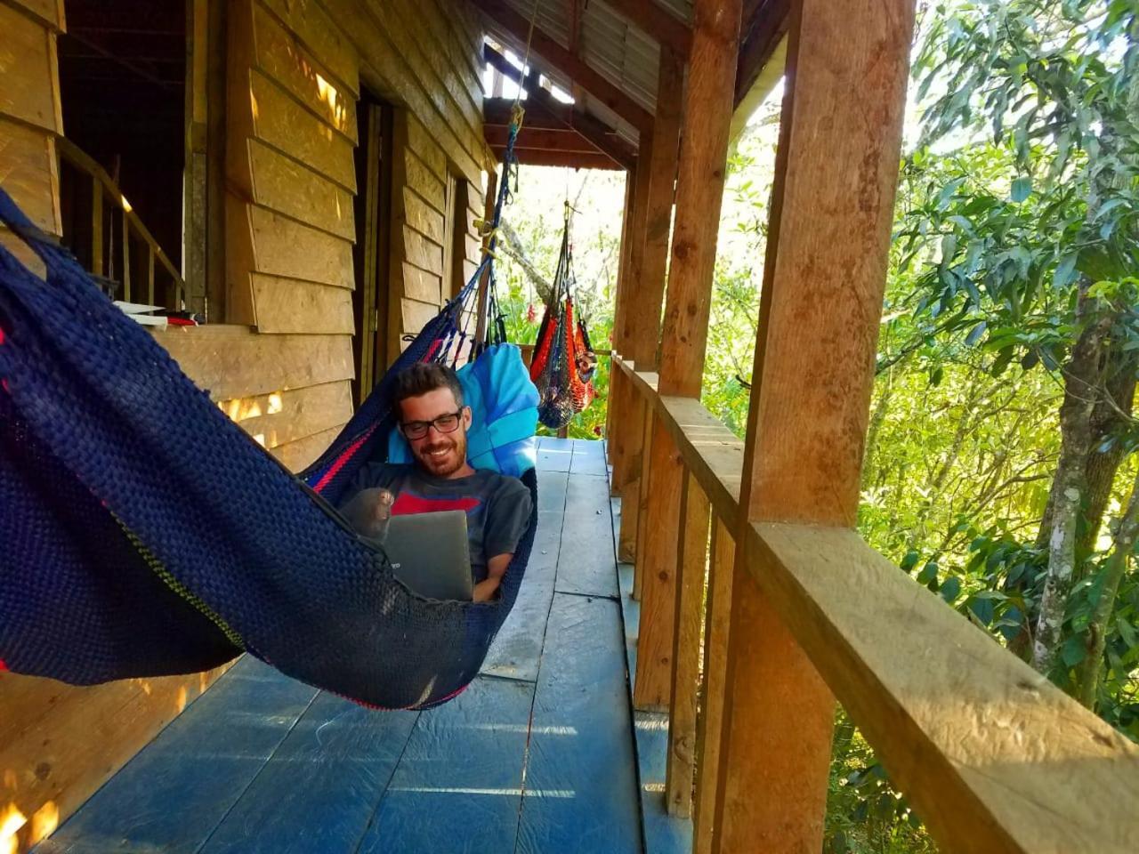 Hostal Azul Del Lago Agua Azul Extérieur photo